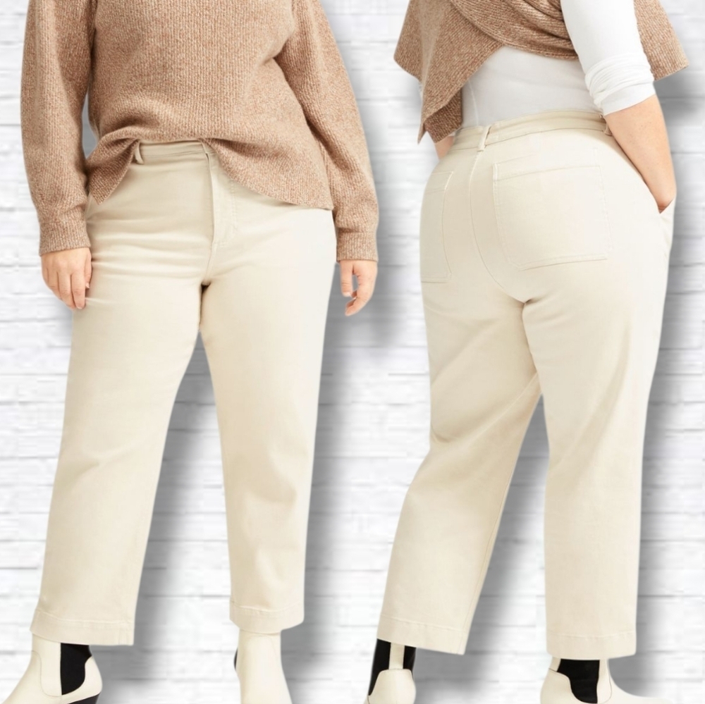 Everlane The Straight-Leg Crop In Sandstone Size 14 X 24" L